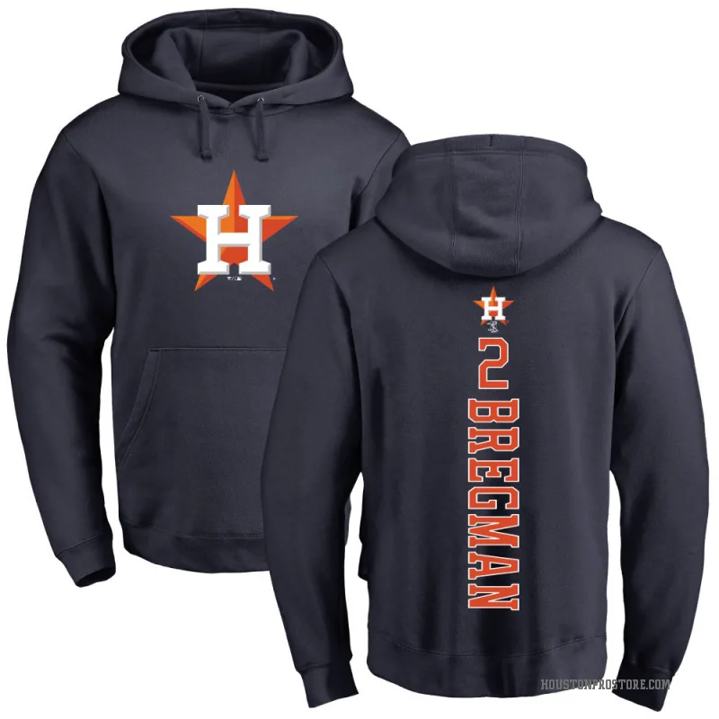 Alex Bregman Houston Astros Men's Backer T-Shirt - Ash