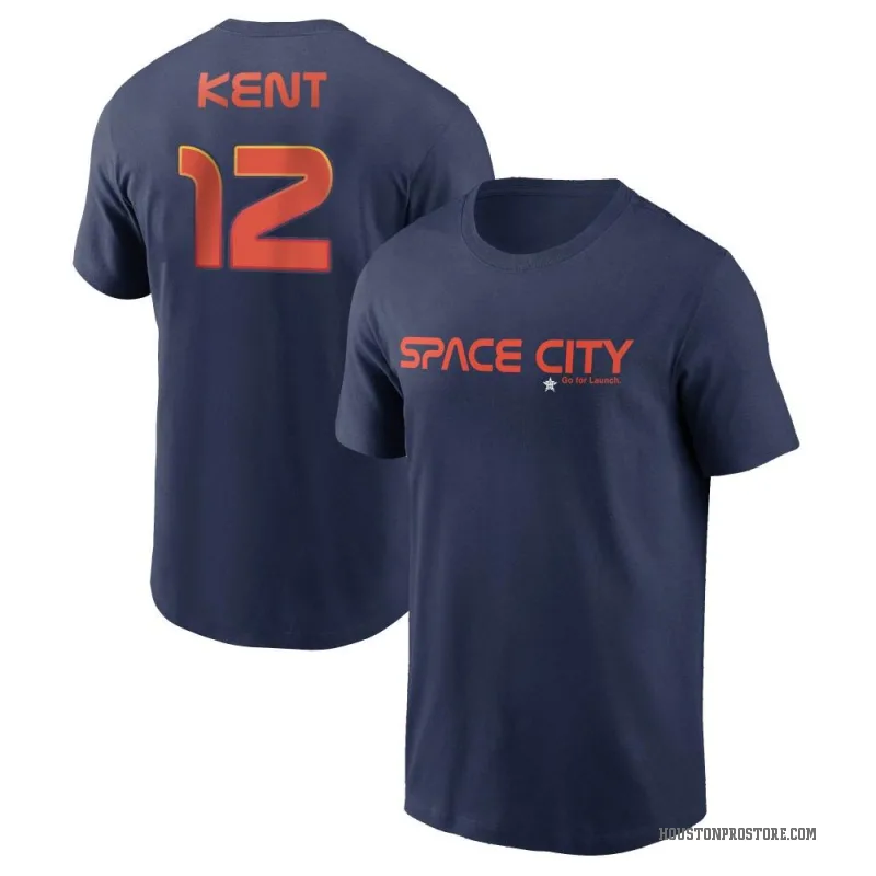 Ken Caminiti Houston Astros Men's Navy Backer Long Sleeve T-Shirt 