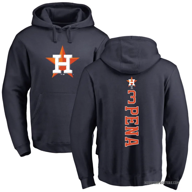 Jeremy Pena Houston Astros Men's Navy Backer T-Shirt 