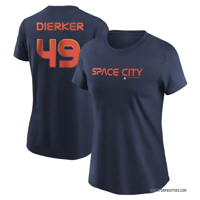 Denis Menke Houston Astros Men's Navy Roster Name & Number T-Shirt 