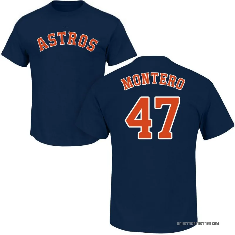 Forrest Whitley Houston Astros Youth Navy Backer Long Sleeve T-Shirt 